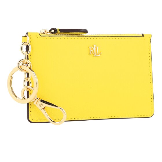 Lauren Ralph Lauren Zip Card Étui à clés Cuir véritable 13 cm