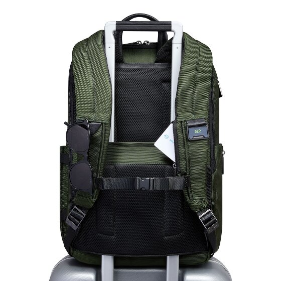 Piquadro Brief sac à dos de voyage en cuir 43 cm compartiment pour ordinateur portable