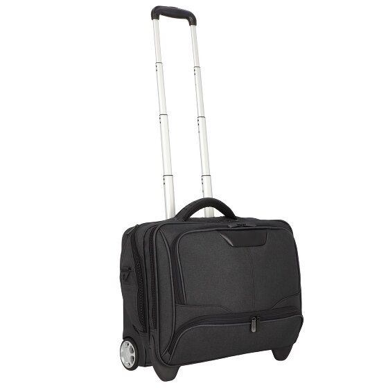 Dermata 2 roulettes Trolley d'affaires 44 cm Compartiment pour ordinateur portable