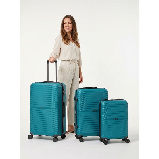 Stratic Shine 4 roues Set de valises 3 pièces avec soufflet d'extension
