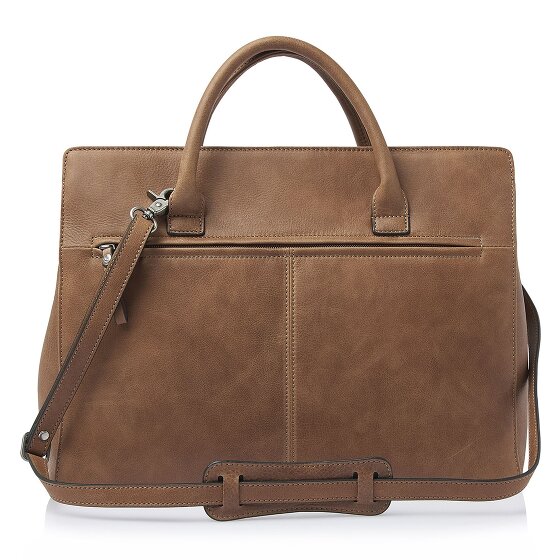 Castelijn & Beerens Carisma Sac de shopper Protection RFID Cuir véritable 41 cm Compartiment ordinateur