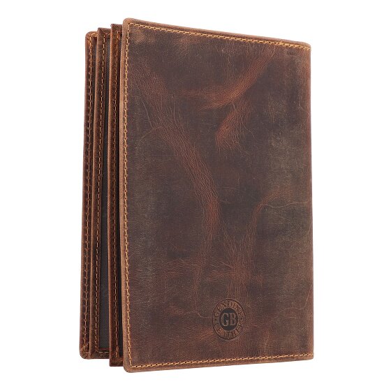Greenburry Étui à documents vintage en cuir 12 cm