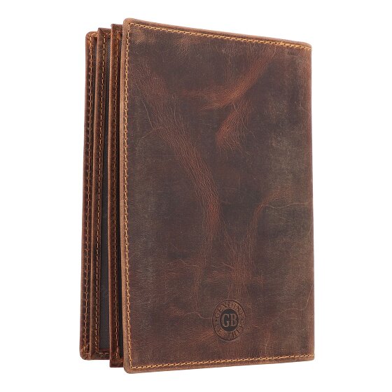 Greenburry Étui à documents vintage en cuir 12 cm