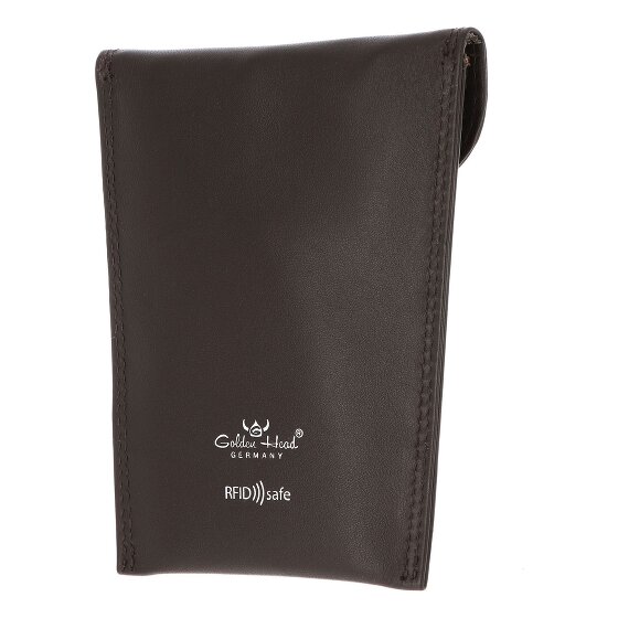Golden Head Etui à clés Polo RFID en cuir 8 cm