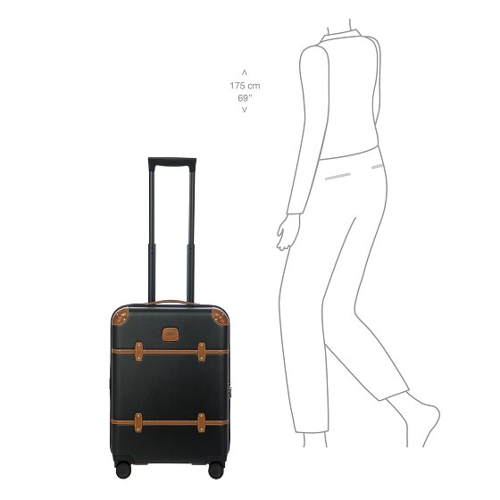 Bric's Bellagio 4 roulettes Trolley de cabine 55 cm