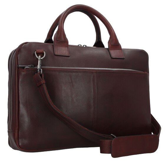 Plevier Vintage Larry Porte-documents Cuir 40 cm Compartiment pour ordinateur portable