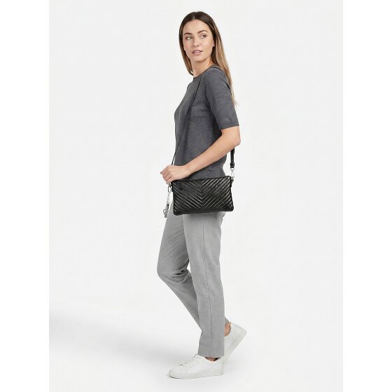 LES VISIONNAIRES Alice Portefeuille d'embrayage Cuir véritable 27 cm