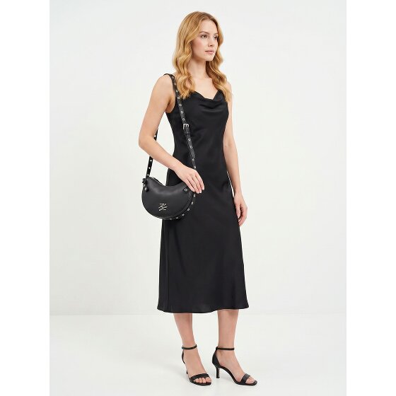 Karl Lagerfeld Autograph Sac à bandoulière Cuir véritable 26 cm