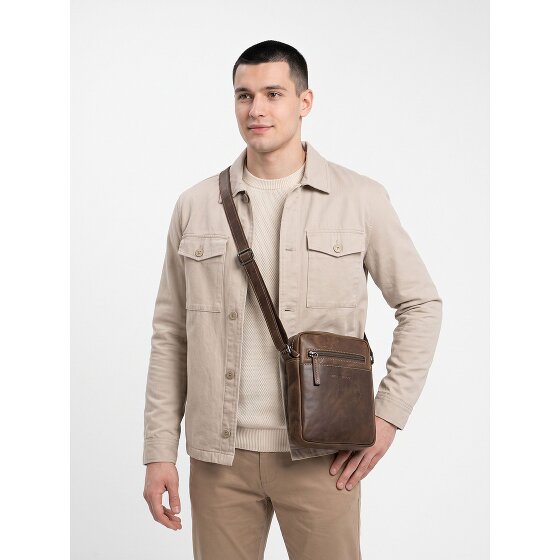 Greenburry Newport Sac à bandoulière Cuir véritable 19 cm