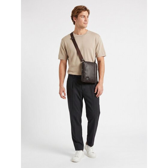 Piquadro Russel Sac à bandoulière Cuir véritable 27 cm