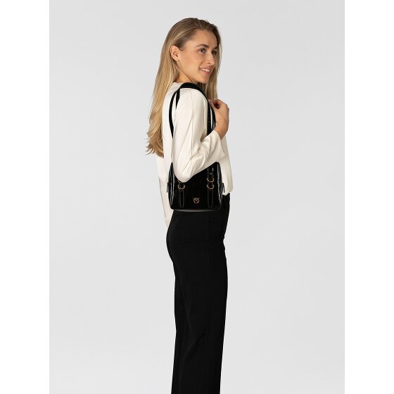 PINKO Cubic Mini sac à bandoulière Cuir véritable 16 cm