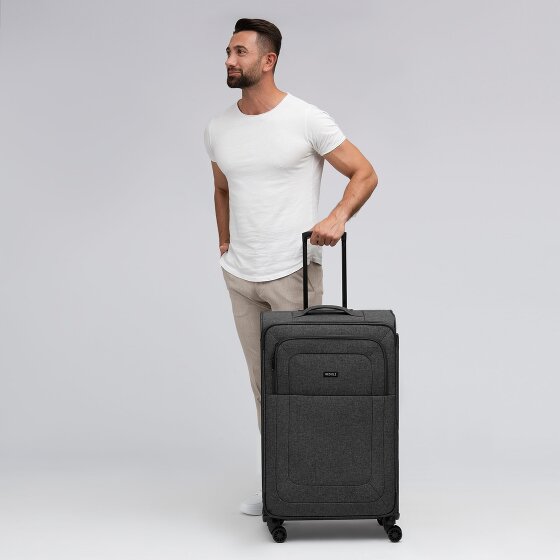 Redolz Essentials 12 LARGE 4 roues Valise cabine 79 cm avec soufflet d'extension