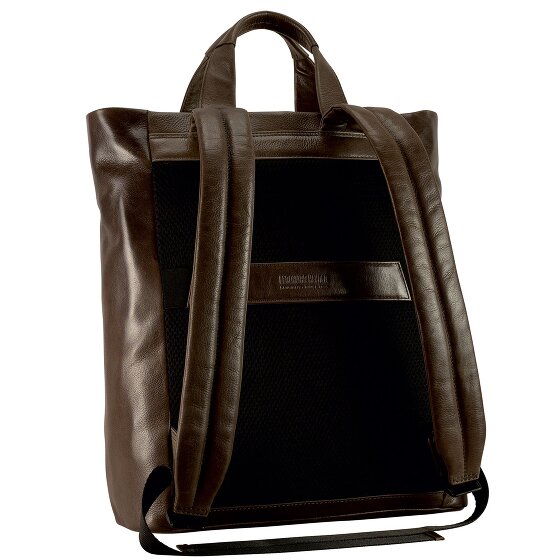 Leonhard Heyden Porto Sac à dos professionnel Cuir 40 cm