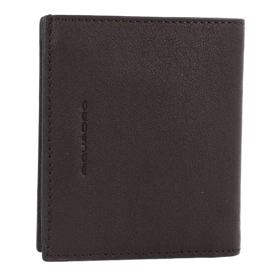 Piquadro Black Square Étui pour cartes de crédit Protection RFID Cuir 9 cm