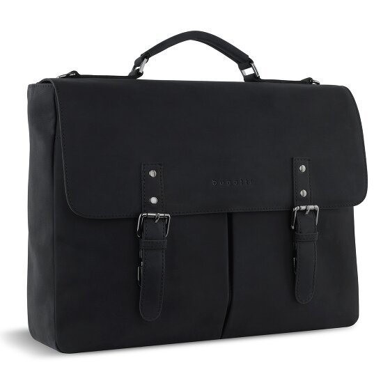 bugatti Luca Porte-documents Messenger Cuir 39 cm Compartiment pour ordinateur portable