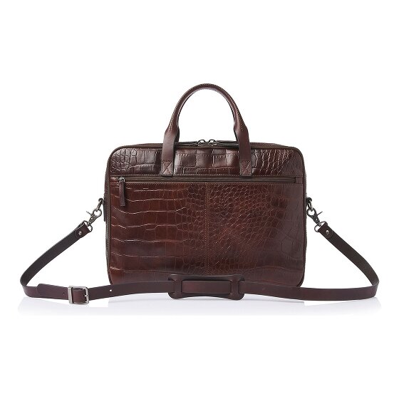 Castelijn & Beerens Jules Attaché-case Protection RFID Cuir véritable 30 cm Compartiment ordinateur
