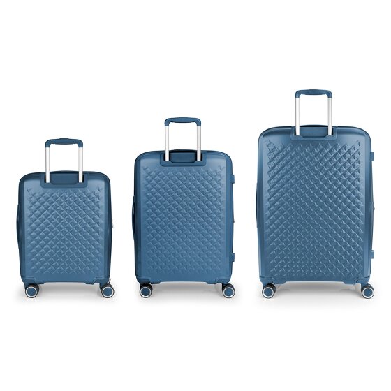 Gabol Queens 4 roues Set de valises 3 pièces avec soufflet d'extension