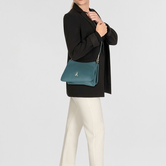 Patrizia Pepe Tris Sac à bandoulière Cuir véritable 28 cm