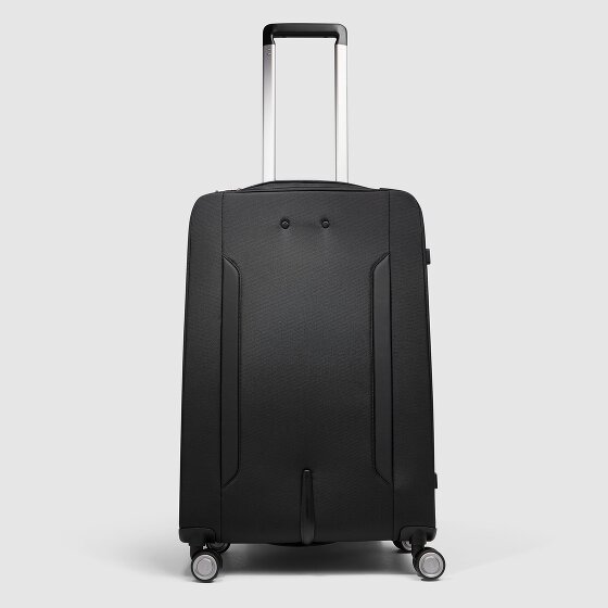 Piquadro Brief 4 roulettes Trolley 68 cm avec soufflet d'extension