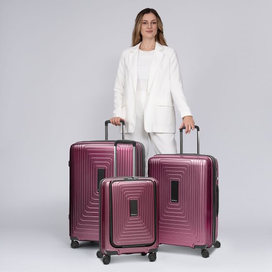 Redolz Essentials 14 4 roulettes Set de valises 3 pièces avec soufflet d'extension