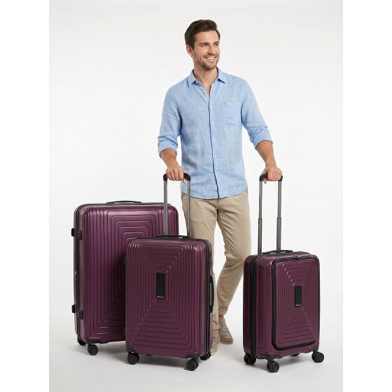 Redolz Essentials 14 4 roues Set de valises 3 pièces avec soufflet d'extension