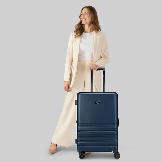 camel active Hanoi 4 roulettes Trolley M 65 cm avec soufflet d'extension