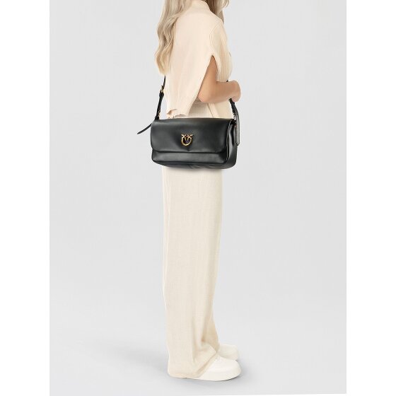 PINKO Click Soft Classic Sac à bandoulière Cuir véritable 32 cm