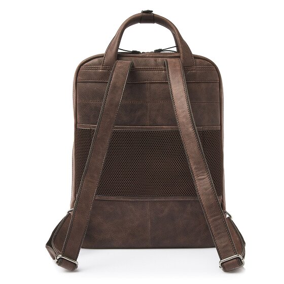 Castelijn & Beerens Carisma Daypack Protection RFID Cuir véritable 40 cm Compartiment ordinateur