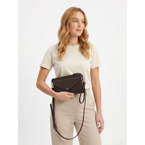 Golden Head Polo Portefeuille d'embrayage Protection RFID Cuir véritable 22 cm