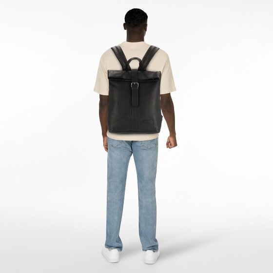 Jack Kinsky Porto Daypack Cuir 37 cm Compartiment pour ordinateur portable