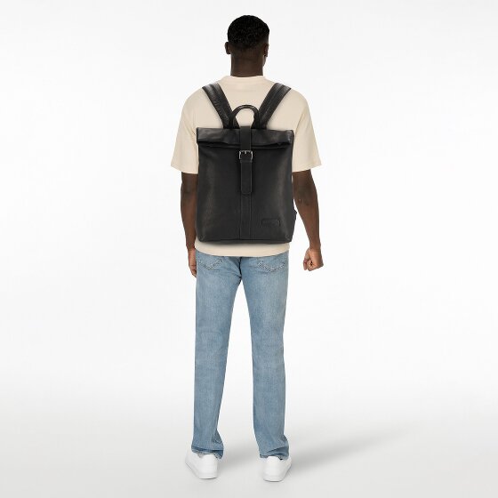 Jack Kinsky Porto Daypack Cuir 37 cm Compartiment pour ordinateur portable