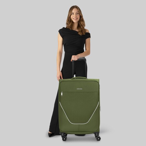 Stratic taska 4 roues trolley M 65 cm avec soufflet d'extension