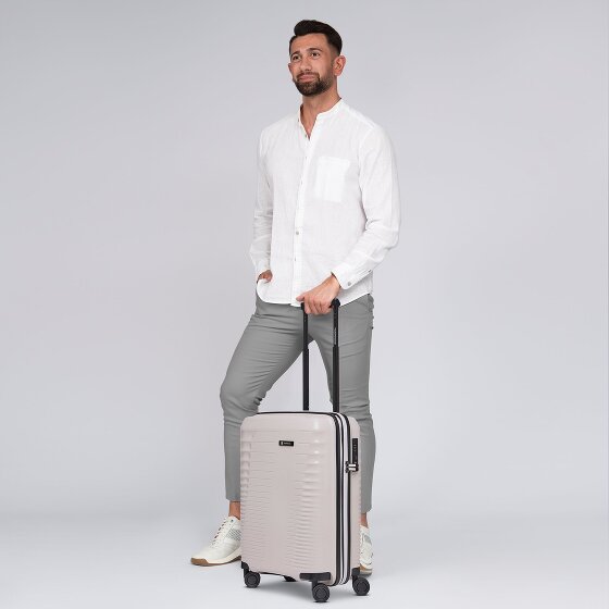 Farmhood Eco Edition 4 roulettes Trolley de cabine 55 cm avec soufflet d'extension