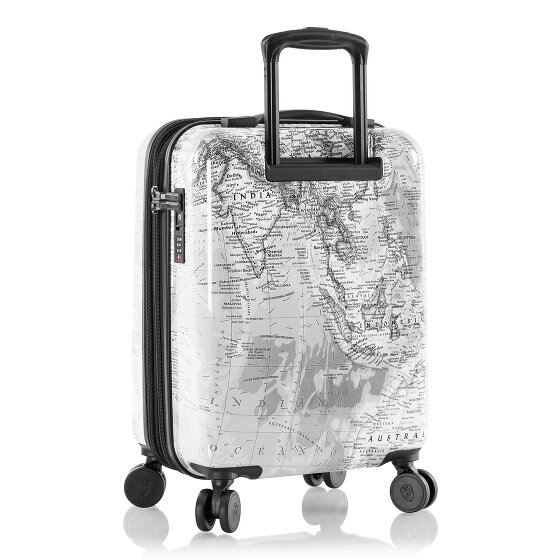 Heys Black Camo 4 roulettes Trolley de cabine S 53 cm avec soufflet d'extension