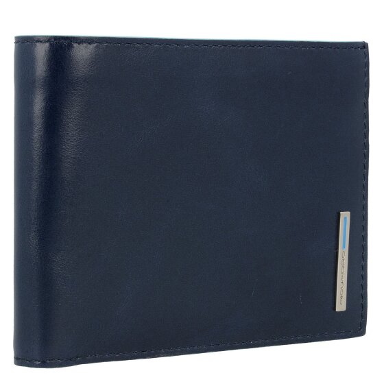 Piquadro Blue Square Porte-cartes de crédit en cuir 12,5 cm