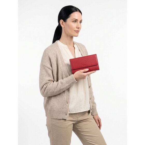 Esquire Primavera Porte-monnaie Protection RFID Cuir véritable 18 cm