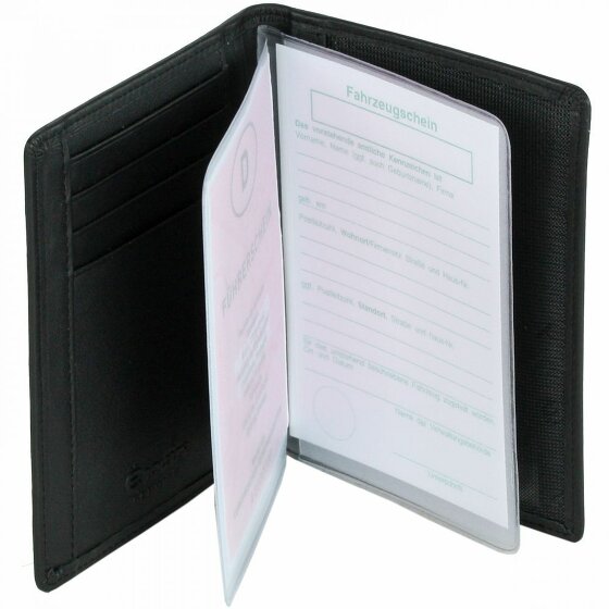 Esquire Étui en cuir pour cartes d'identité Logo 9 cm