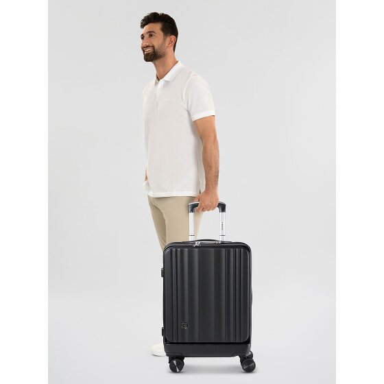 Benzi 5801 4 roulettes Trolley de cabine 55 cm Compartiment pour ordinateur portable