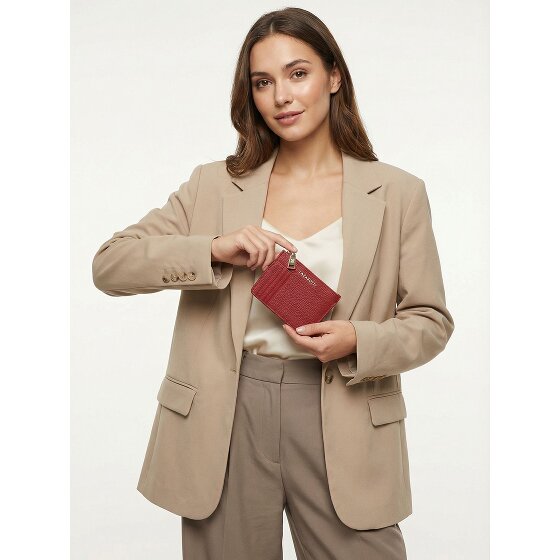 Lazarotti Bologna Leather Porte-clés en cuir 11,5 cm avec poche Air Tag