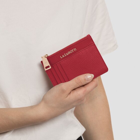 Lazarotti Bologna Leather Étui à clés en cuir 11,5 cm avec poche Air Tag