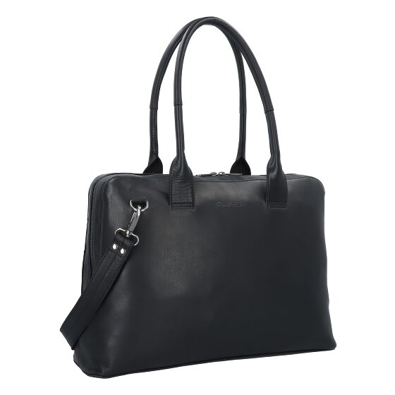 Plevier Structure Canton Sac à bandoulière Cuir 44 cm Compartiment pour ordinateur portable