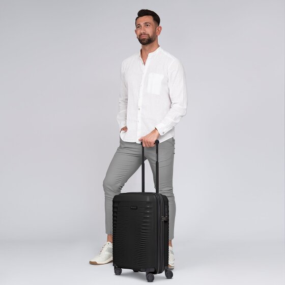 Farmhood Eco Edition 4 roulettes Trolley de cabine 55 cm avec soufflet d'extension