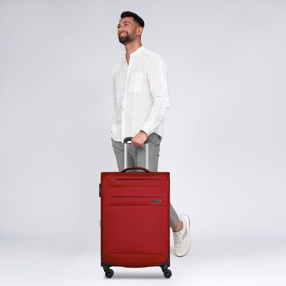 Worldpack Chicago 4 roulettes Trolley M 67 cm avec soufflet d'extension