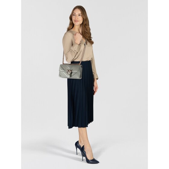 PINKO Love One Mini Sac à bandoulière Cuir véritable 20.5 cm