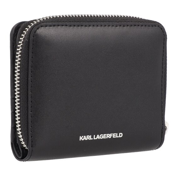 Karl Lagerfeld Ikonik 2.0 Porte-monnaie Cuir véritable 11.5 cm