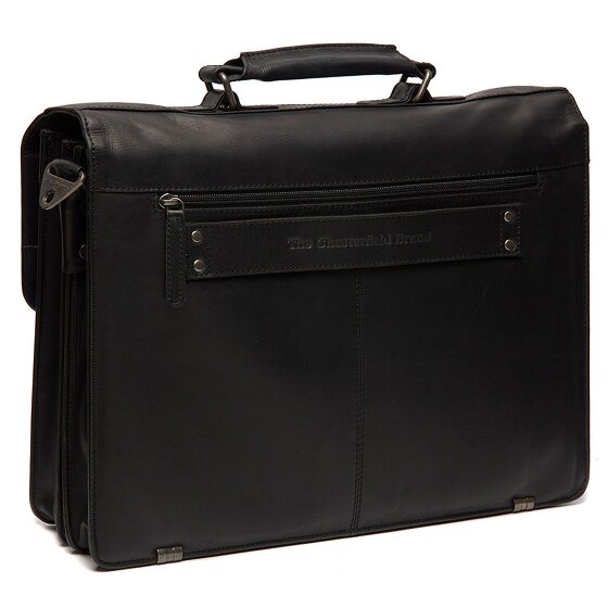 The Chesterfield Brand Springfield Attaché-case Cuir véritable 40 cm Compartiment ordinateur