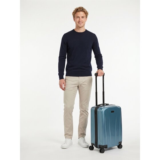 Police New York 4 roues Valise cabine S 54 cm avec soufflet d'extension