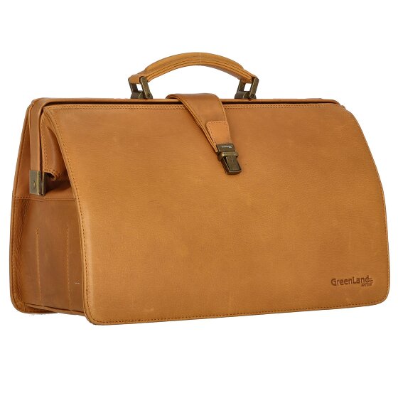 Greenland Nature Mallette de médecin en cuir 40 cm