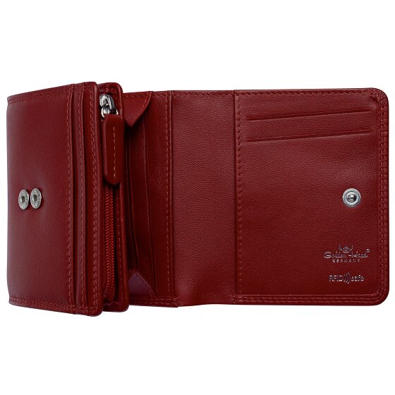 Golden Head Polo Porte-monnaie Protection RFID Cuir véritable 10 cm