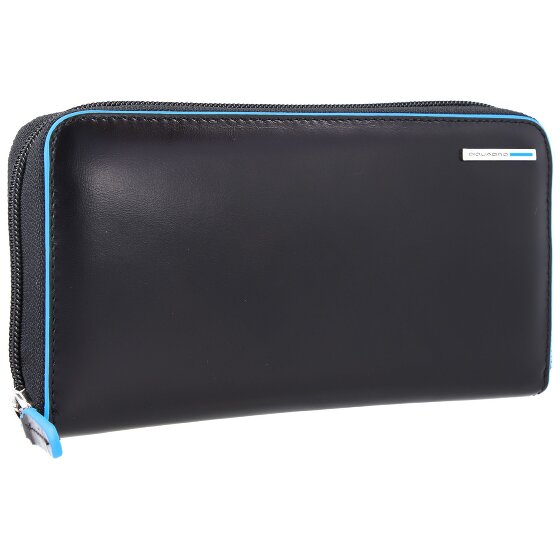 Piquadro Blue Square Porte-monnaie Cuir véritable 19 cm